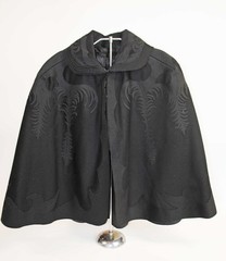 VICTORIAN FRENCH LADIES CAPES WITH PARIS LABEL, LOT OF 2