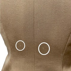 VTG 1940s Juilliard Taupe Tan Virgin Wool Double Breasted Fitted Blazer Jacket