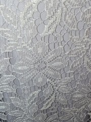 Vintage S.L. Fashions Gray Nude Floral Lace Crochet Maxi Dress Cottagecore 10