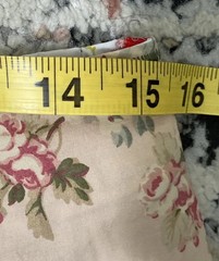 RARE 70s Vintage Hippy Skirt Home Sewn Unique made from pillow cases & sheets