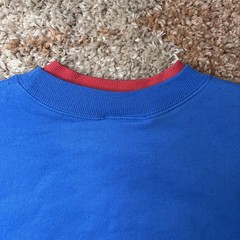 1990s Y2K Vintage Grandma Embroidered Humorous M&C Double Collar Crewneck L