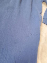 Vtg Eddie Bauer Nightgown Fleece Lined Womens Medium Blue USA Made