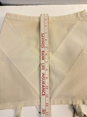 Vintage Open Bottom Girdle 4 Garters No Tag See Measurements Lingerie
