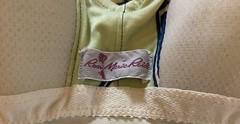 Vintage 1970’s Rose Marie Reid Blue Green One Piece Skirted Swimsuit Size 12