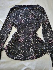 clothes for women used There Abouts Black Long Sleeve Shirt Size XL 16