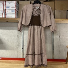 Vintage Jody T Of California 2 Piece Dress And Top Brown M Size 5D Cottage Core