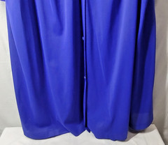Vassarette Pajama Set & Robe XXXL Peignoir Blue 3 pc Embroidery Loose Fitting 3X