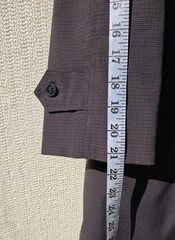 Vintage London Fog Clipper Mill Check Chic Alpaca Lined Trench coat 60/70s 10P