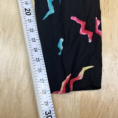Vintage 90s California Krush Pants Womens M Black Abstract High Waist USA Retro
