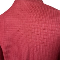 Vintage 70s Checkaberry Dress Red Long Sleeve Pussybow Union Made