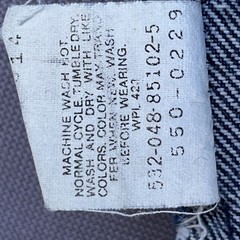 Vintage Levi’s 501 Jeans Made USA 28×33 Blue Galactic Galaxy Wash 1990s Button
