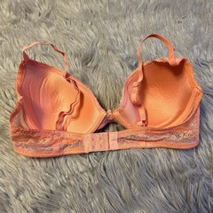 Adrienne Vittadini Lightly Lined Bra Womens Size 34C Floral Lace Underwire