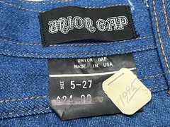 NOS 5-27 Vtg 70s Union Gap USA Denim Jeans Embroidered Bell Bottom