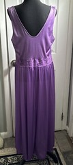 SHADOWLINE SILKY NYLON & LACE LINGERIE NIGHTGOWN DRESS 1X Purple Sweep