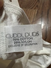 Ivory Cuddl Duds Cotton Nylon Granny Panty Size 5 NWT