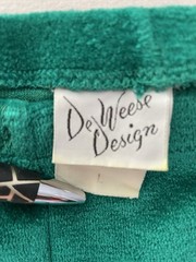 VTG 70s DeWeese Design Terry Cloth Dolphin Shorts Green Retro Athletic L