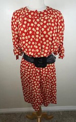 Vintage Fendi 365 silk geometric print dress 1970’s 80’s Neiman Marcus