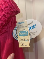 NWT VTG RARE Kayser NYLON SILKY SOFT NYLON Nightgown Robe Set Petite 60’s 70’s