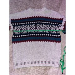 Vintage CC Courtenay chunky knit pullover sweater