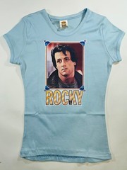 VTG 70s 80s ROCKY Sylvester Stallone Boxing Punk NOS sexy ROCKSTAR women T-Shirt