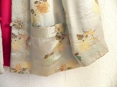 Vtg Peony Brand Shanghai Jacket Rayon Satin Insulated Reversible Pockets XL(USM)