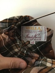 Vintage Renato Nucci 1980’s plaid blouse Viyella made in France