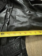 Rare Vintage 1980’s Global Identity G-III Cropped Black Leather Jacket Size S