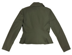 NWOT CHRISTIAN DIOR John Galliano Hourglass Bar Jacket 10 Olive Green Khaki RARE