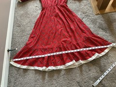 Prairie Dress Shawl & Bonnet Junior Sz 7 Union Made Pioneer Costume Made In USA