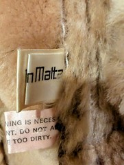 Vintage Women’s Authentic Sheepskin Shearling Coat ~ Size 12 * Runs Small