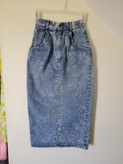 VTG 80’s 90’s My Michelle Acid Wash Pencil Skirt Hi Waist Nice!