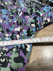 Vintage FILA Purple Reversible Jacket 90s Flowers Retro Fresh Prince Women’s M