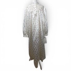 Fundamentals Sears Floral Satin Nightgown L Vintage NWT Victorian Cottagecore