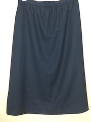 Evan Picone Skirt Modest Mid Calf Wear to Work Size 14 Vintage 70s 100% Wool