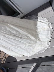 Vtg 70’s Country Elegance California Size 10 Wedding Dress Ivory Lace