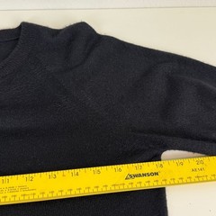 Vintage Hampshire Studio Black Pearl Button Cardigan USA PXS