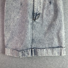 Vintage Jordache Denim Mini Skirt Acid Wash 80s Pencil Women 7/8 Wide Belt Loop
