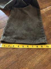 Reactor Top Drawer Jeanswear Brown Corduroy Bell Bottom Jeans 32/33