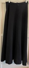VINTAGE MADE IN ENGLAND: PROVA, BLACK A-LINE FULL MIDI SKIRT, S 30″ WAIST, EUC