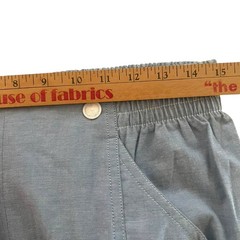 1990s Vintage Campus Casuals Pants NWT 15/16 Light Blue Cotton Tapered M USA