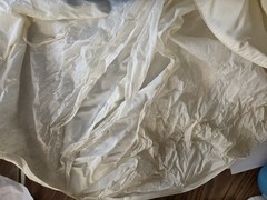 Vintage Ivory Union Label Wedding Dress With Juliette Cap Veil Ecru Lace Size 8