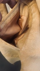 Vintage Heeksuede Double Breasted Faux Suede&Fur Women’s BeigeCoat Sz M, Holland