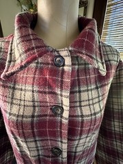 Vintage 70’s David Paul Flannel Jacket Button Up Wool Blend unisex no size tag