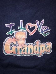Hanes Sweatshirt Women’s L Navy I Love Grandpa Bear DE Vintage 1979