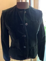 70’s Vintage CLOVIS RUFFIN Black Velvet Mod Women’s Jacket