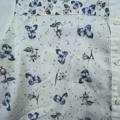 Vintage Tapestry Shirt Women Large Pastel Whimsical Boho Hippie Lightweight