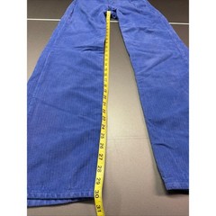 ZARA Corduroy Pants Women’s 24X30 Blue Wide Leg High Waist Retro Style Turkey