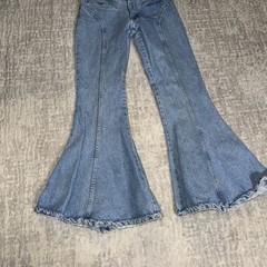 Made in the Shade Vintage Flare Jeans Blue Light Wash Bell Bottoms Pants Size 1