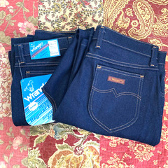 Vintage Wrangler misses regular fit stretch denim jeans MR920NA blue size 18 Ave