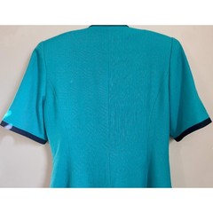 Atrium collection 80s Suit Dress Size 12/ Princess Diana Style Aqua Blue
